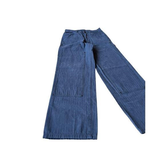 BRAIN DEAD - Women’s DOUBLE KNEE‎ UTILITY PANT - Carpenter - NAVY - size 25 - Picture 4 of 12